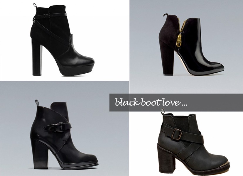 IM KAUFRAUSCH: Pure Liebe: schwarze Stiefeletten