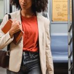 Strukturierte Satchel zu Blazer und Jeans